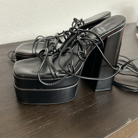 Jeffrey Campbell Lace Up Platforms - Picture 5 of 9